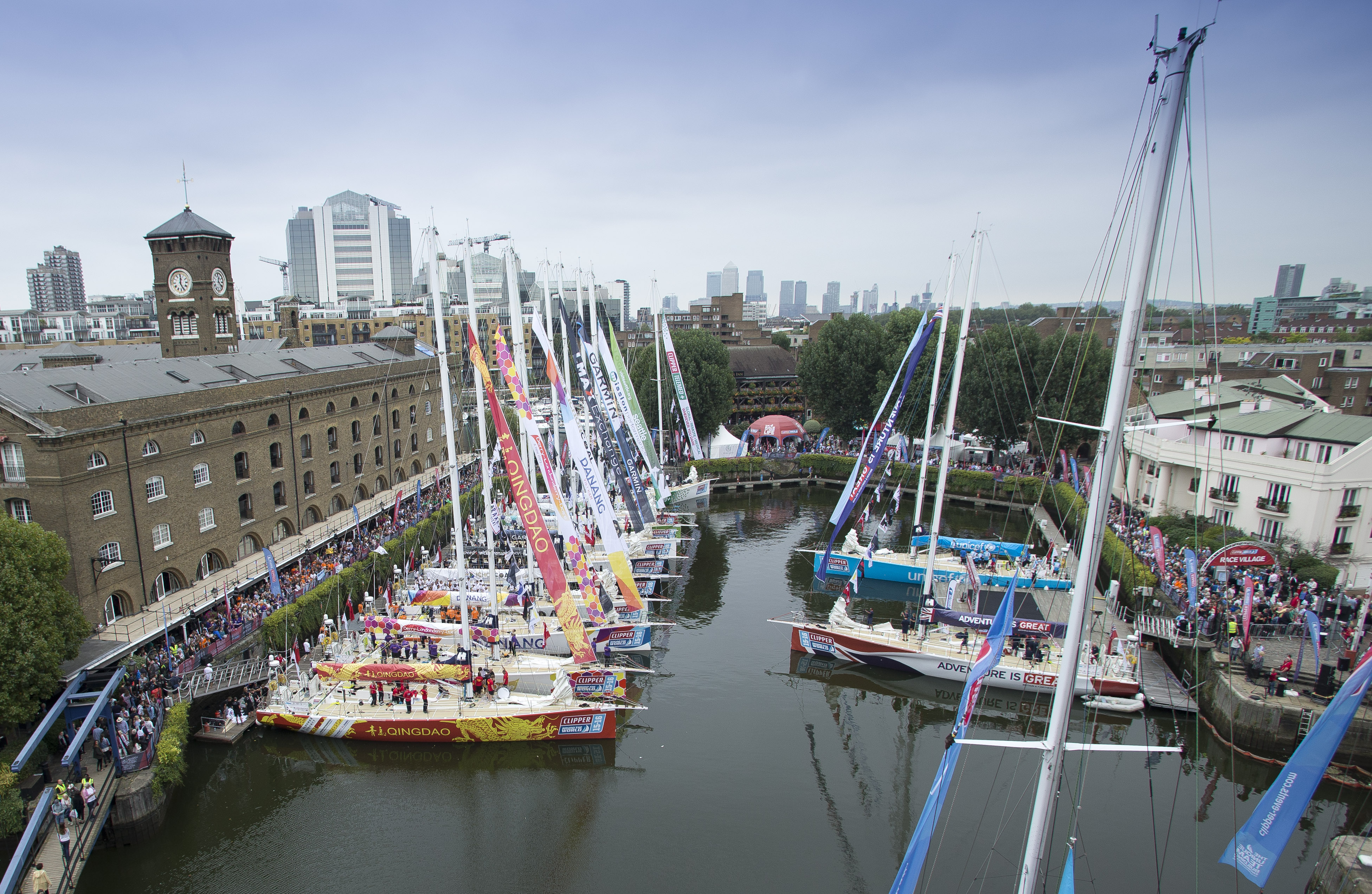 London’s St.Katharine Docks confirmed as Race Start Partner for Clipper 2019-20 Race
