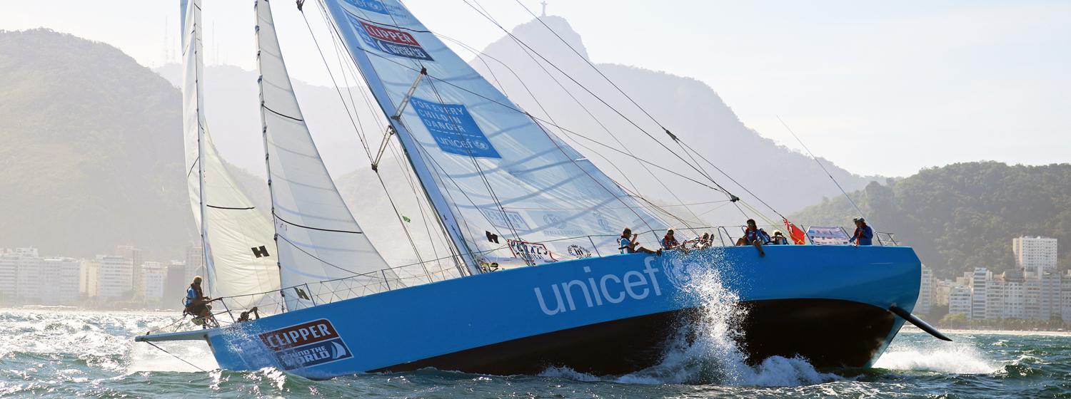 Unicef team entry in the Clipper 2015-16 Race