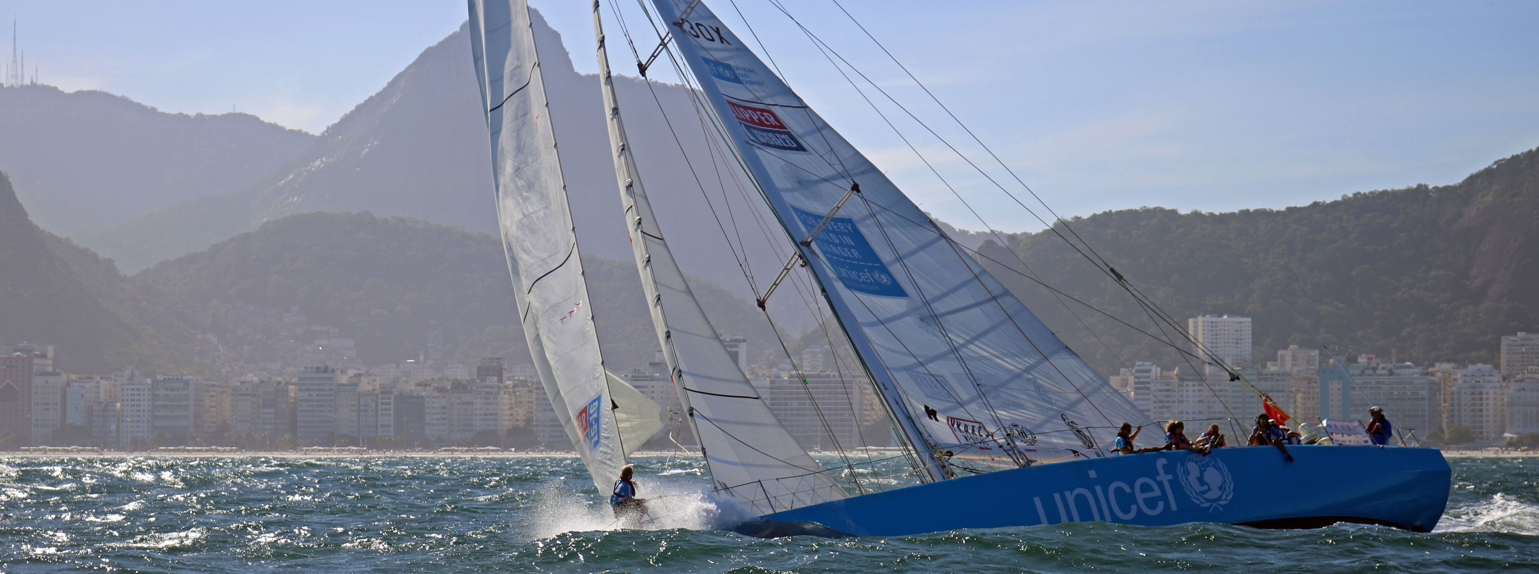 ​Race 2 Day 1: 'A baptism of fire' with fleet in strong winds and big waves 