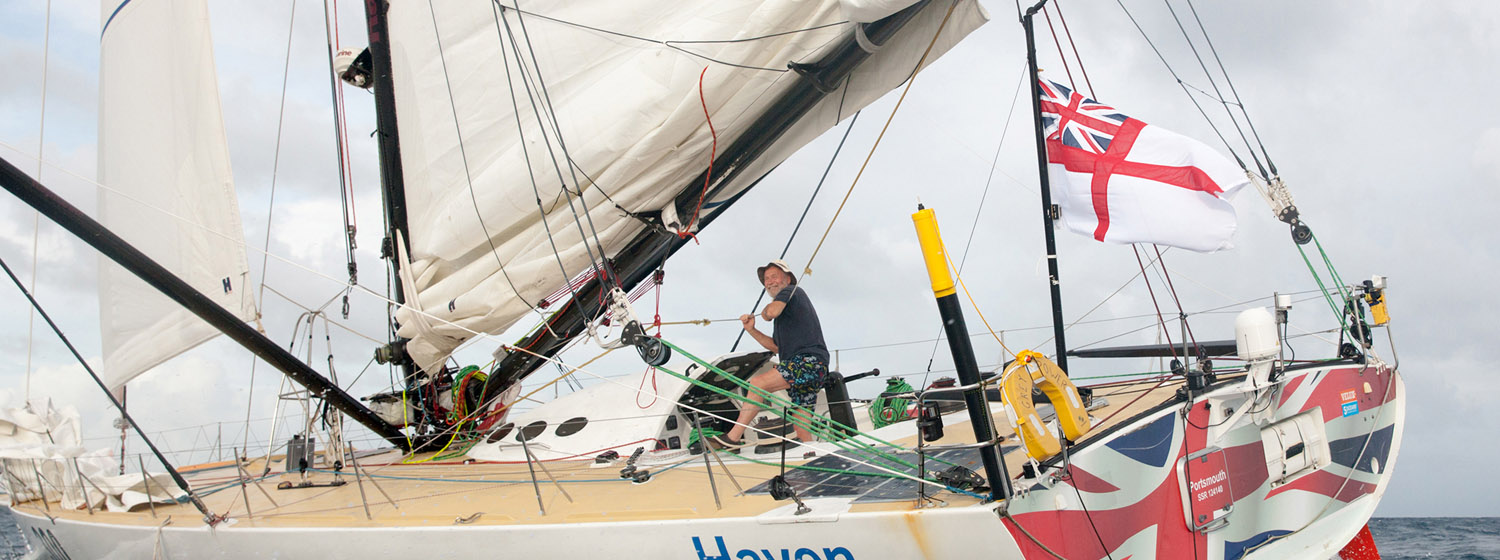 Challenging conditions for Sir Robin in The Transatlantic Race