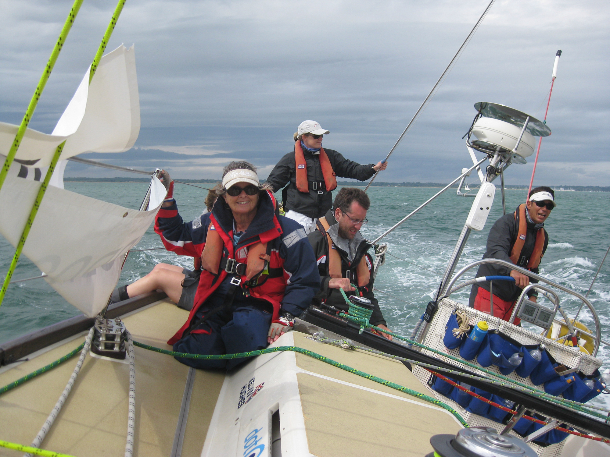 Susanna Hetherton during training for the Clipper 2015-16 Race