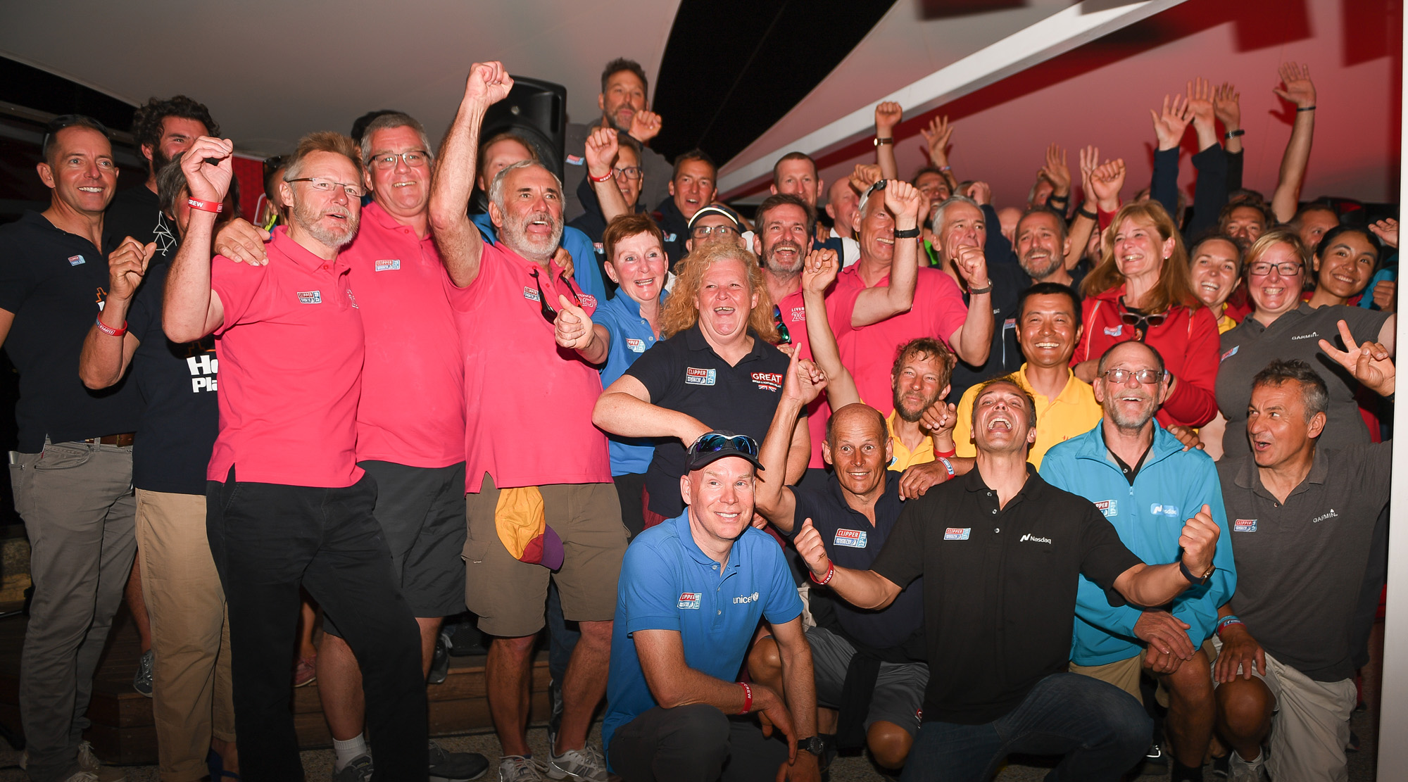 Crew showing social spirit at Fremantle stopover