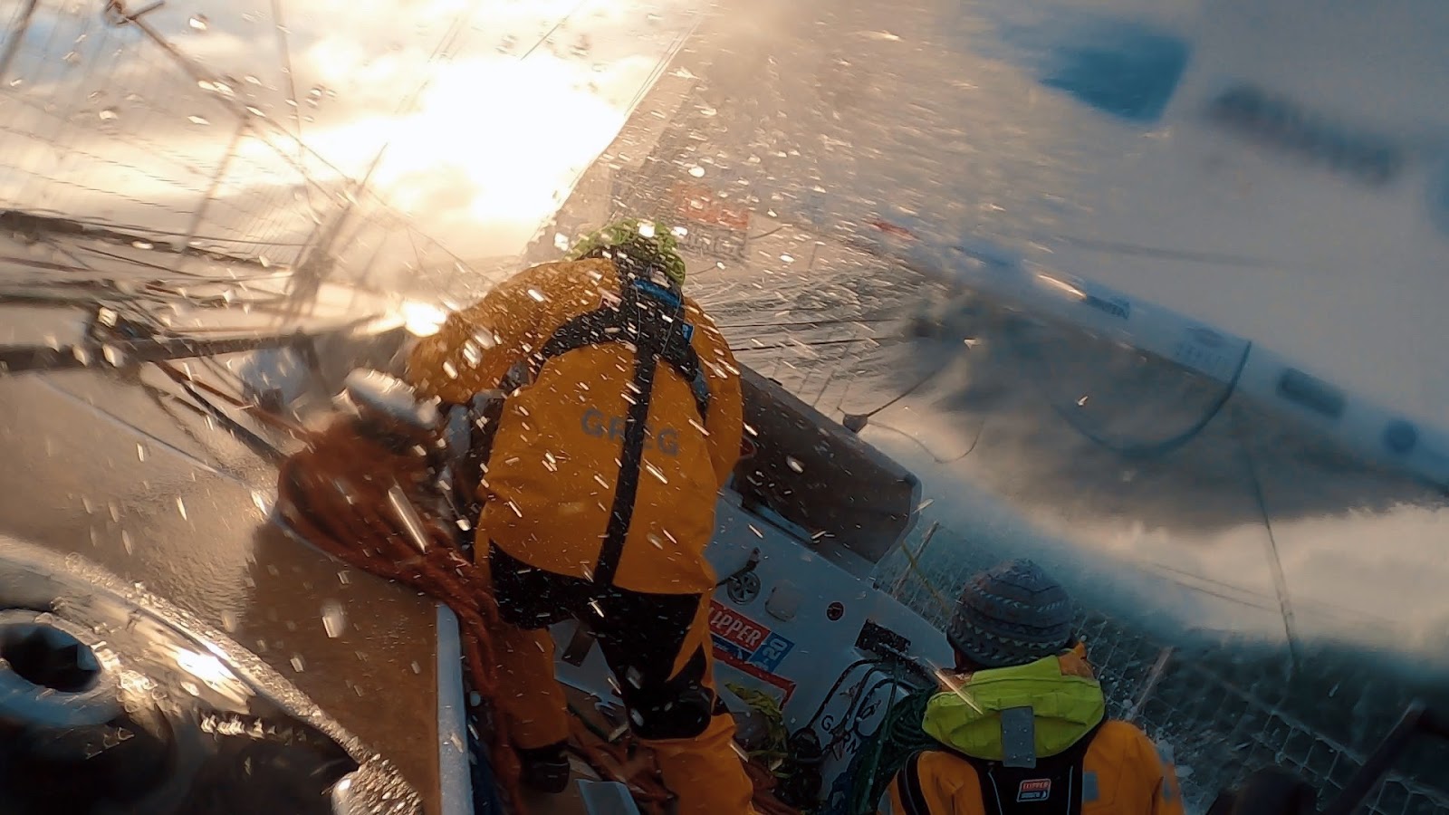 Racing on Leg 4 of the Clipper Race