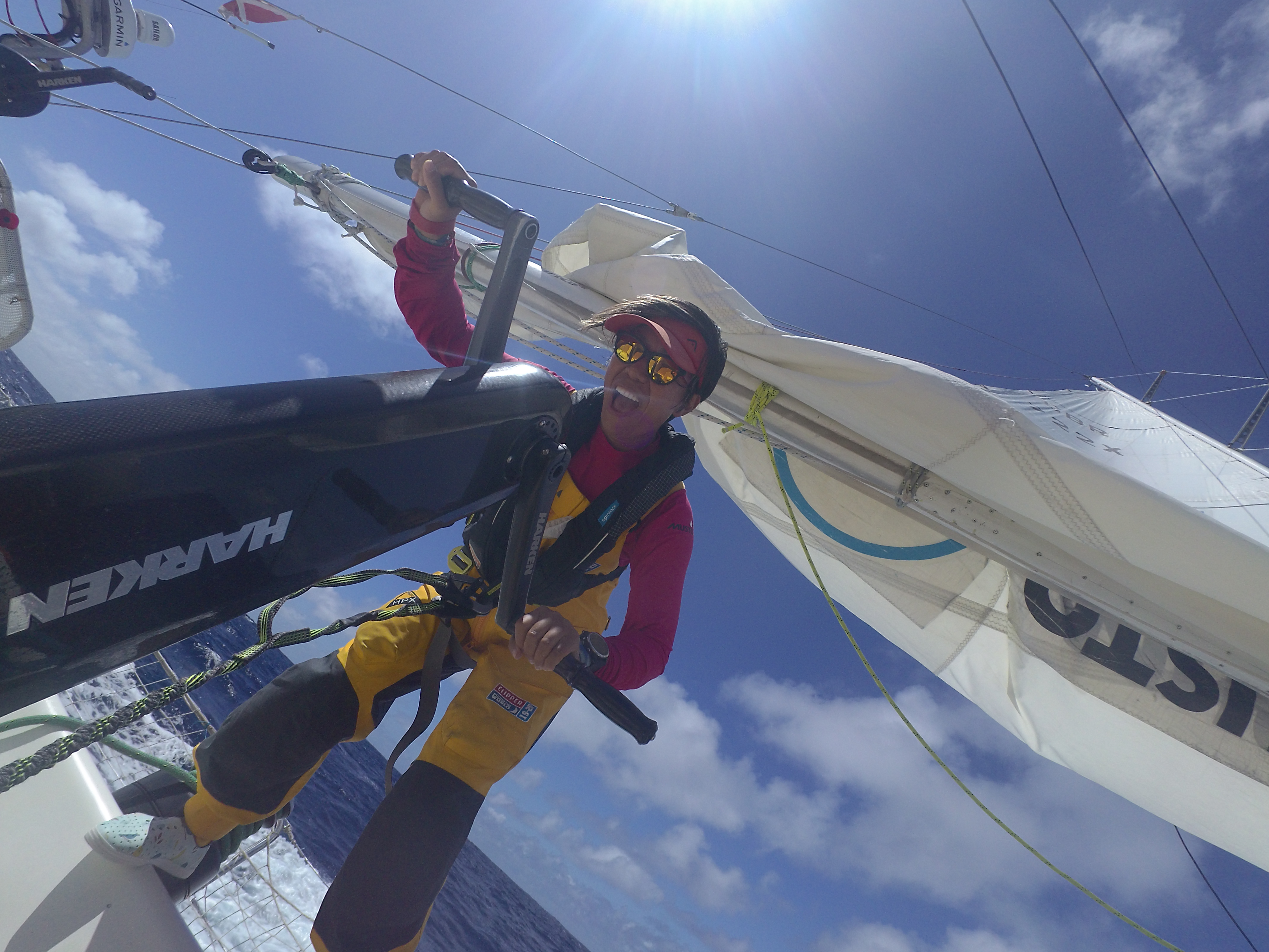 Queenie Wang hadn't sailed before signing up to the Clipper Race