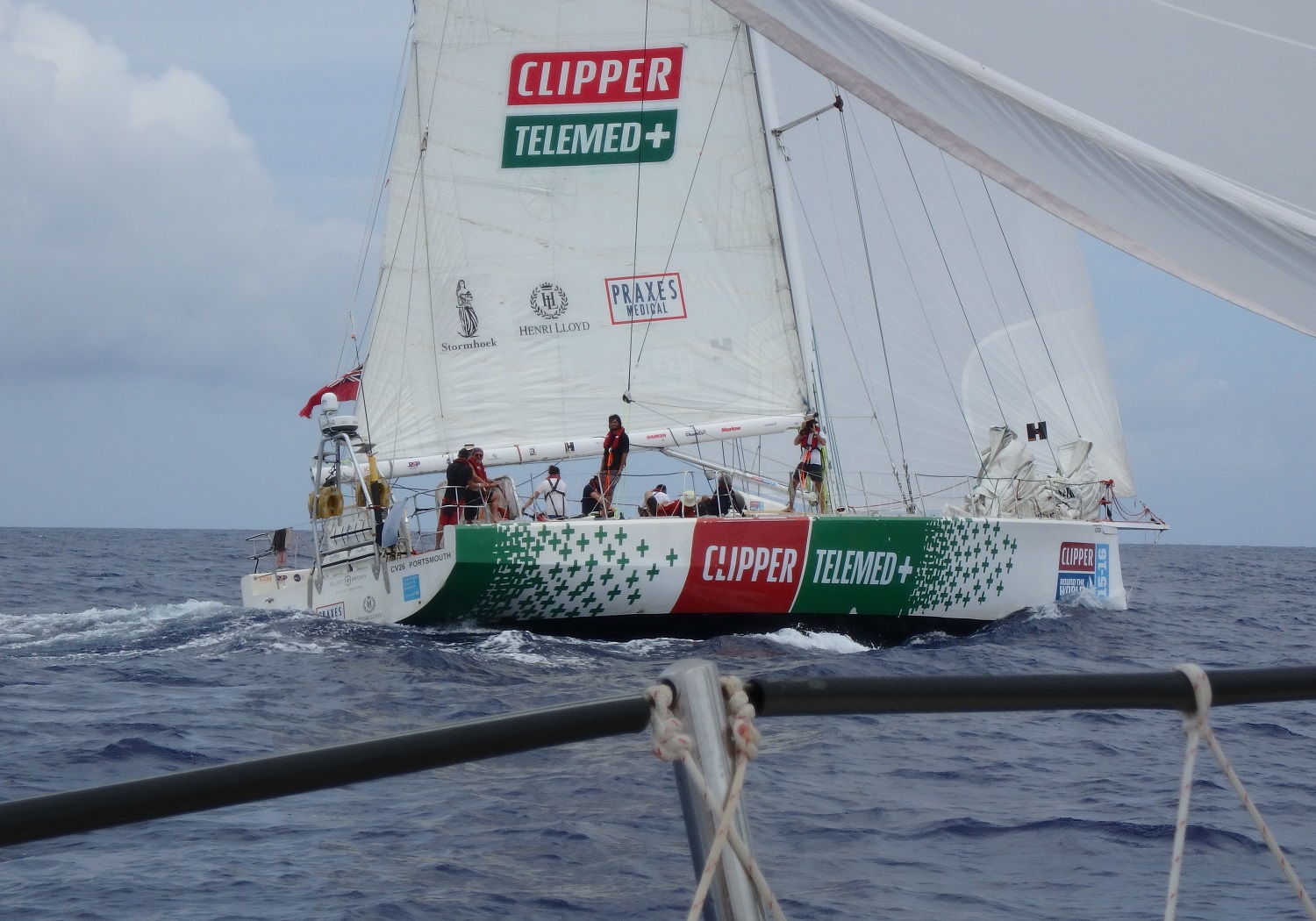 ClipperTelemed+ shown racing during the LMAC Exchange Race of THE AMERICAS 