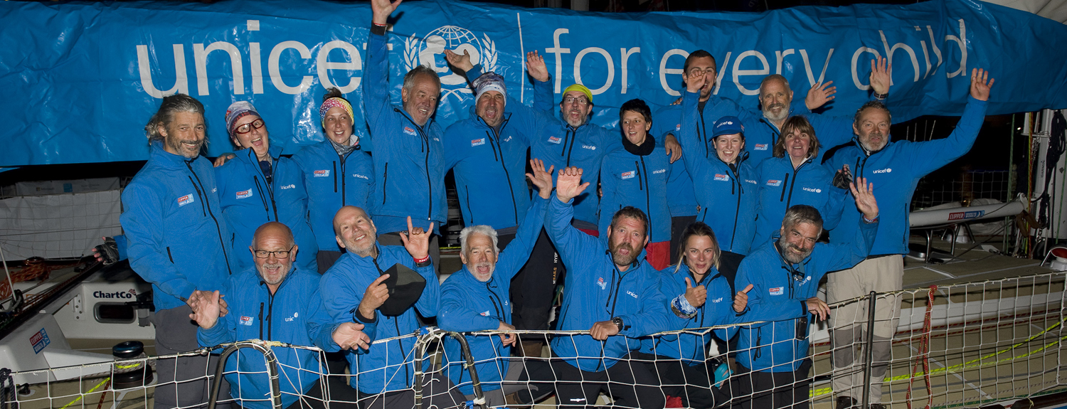 UNICEF ARRIVES INTO CAPE TOWN AFTER CHALLENGING RACE