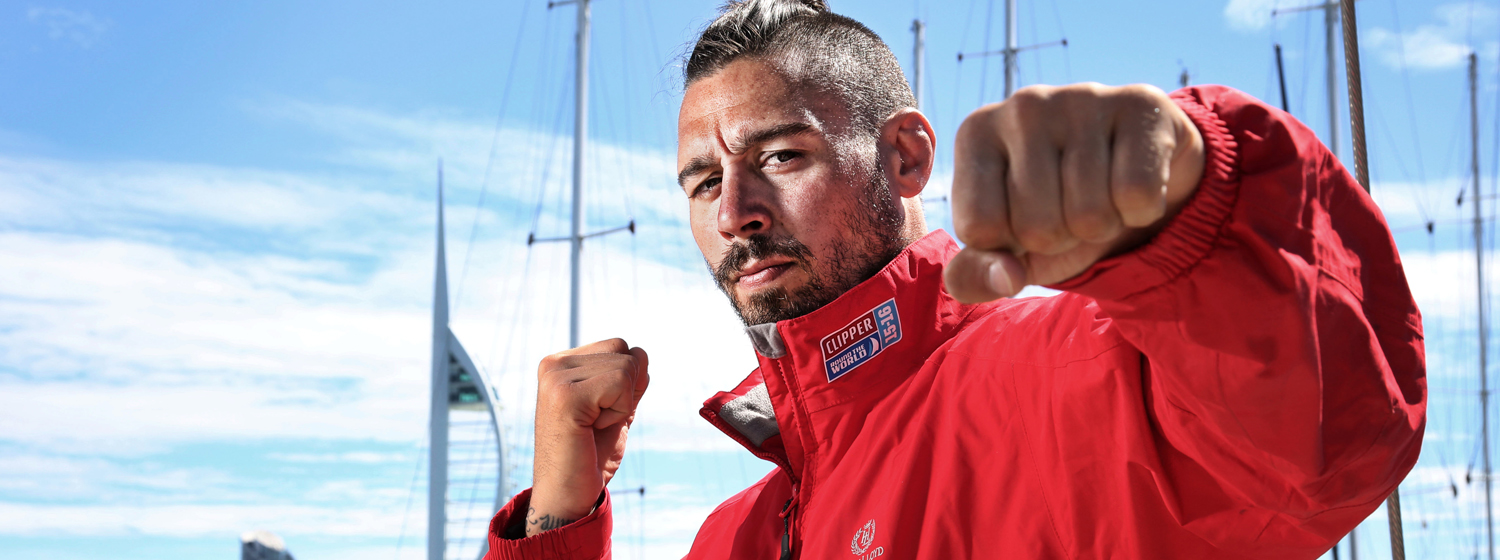 Former UFC athlete and Clipper 2015-16 Race crew member Dan Hardy