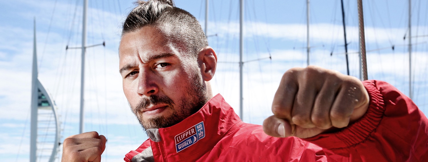 Former UFC fighter and commentator Dan Hardy is racing across the Atlantic Ocean in Leg 1 of the Clipper 2015-16 Race