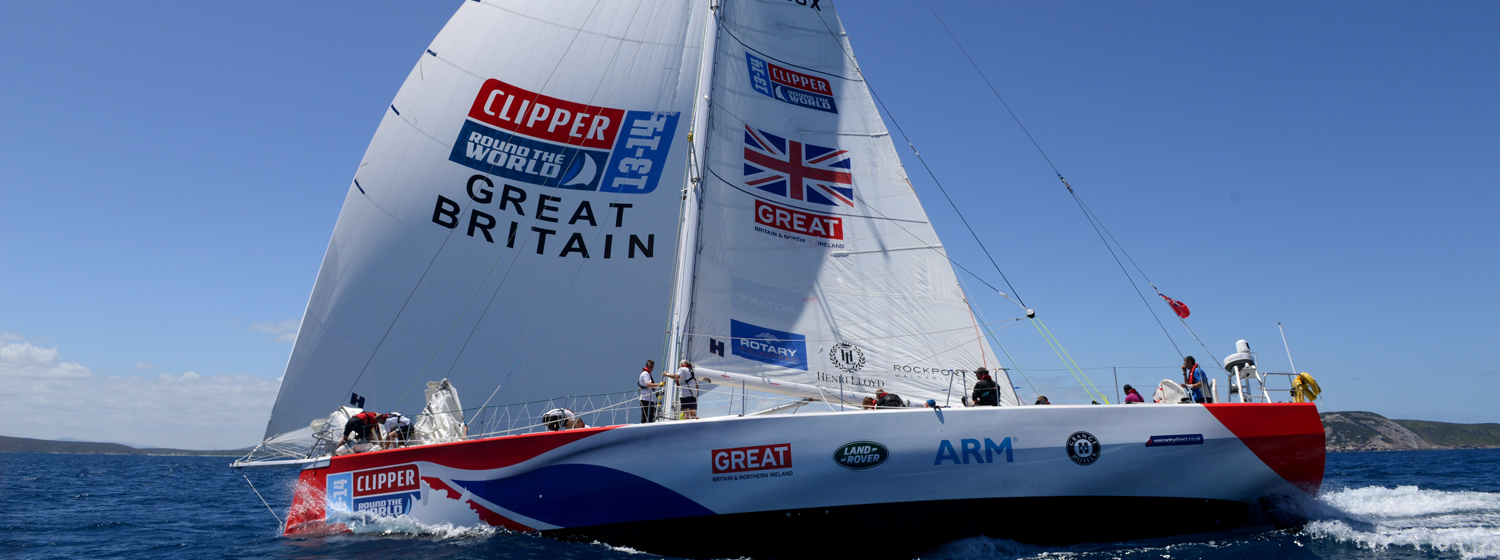 GREAT Britain brand team during the Clipper 2013-14 Race