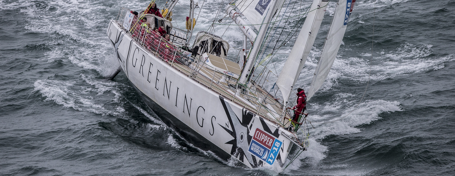 The Greenings yacht pictured racing 