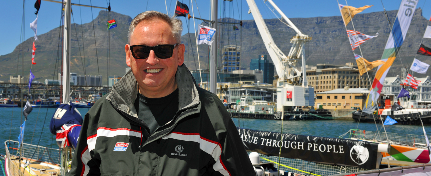 Jonathan in Cape Town during the Clipper Race Stopover in October 2017