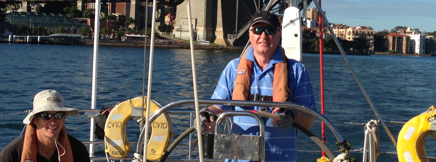 Ken Brown on his Clipper Race training in Sydney Harbour