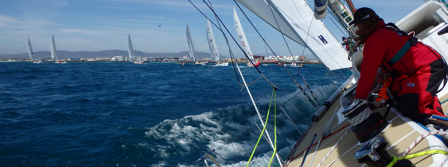 On board image taken from Invest Africa during the 2013-14 race.