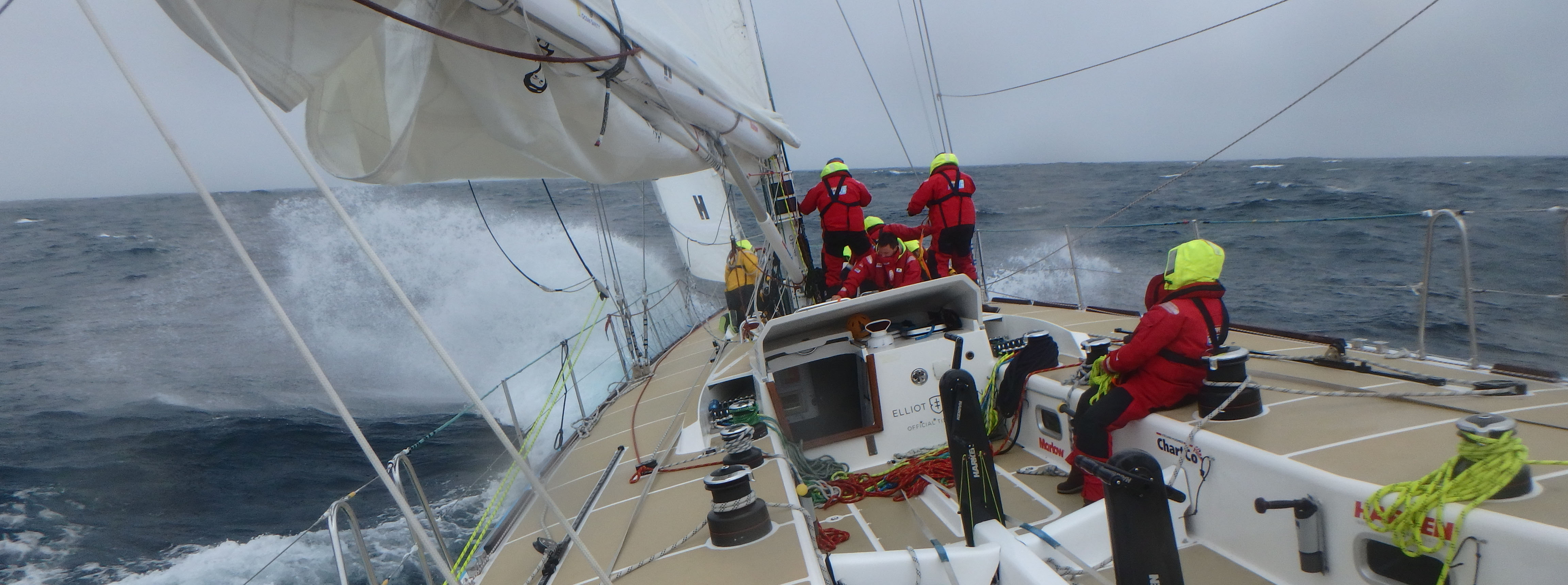 ​Race 3 Day 12: Front moves over fleet bringing more exhilarating conditions