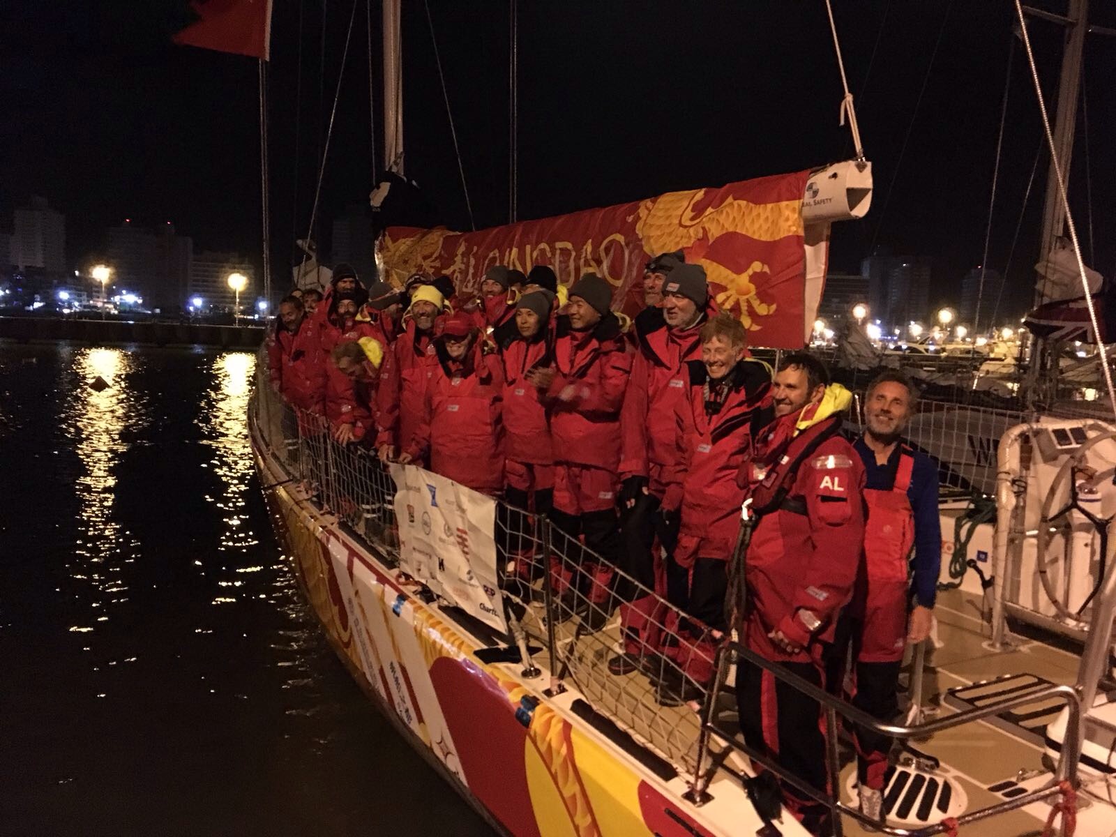 Qingdao team arrives