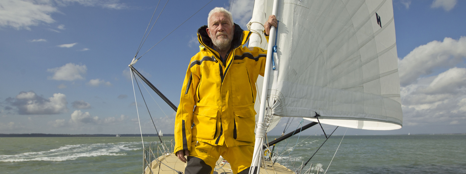 Sir Robin Knox-Johnston is en route to St Malo, France for the start of the Route du Rhum - Destination Guadeloupe 