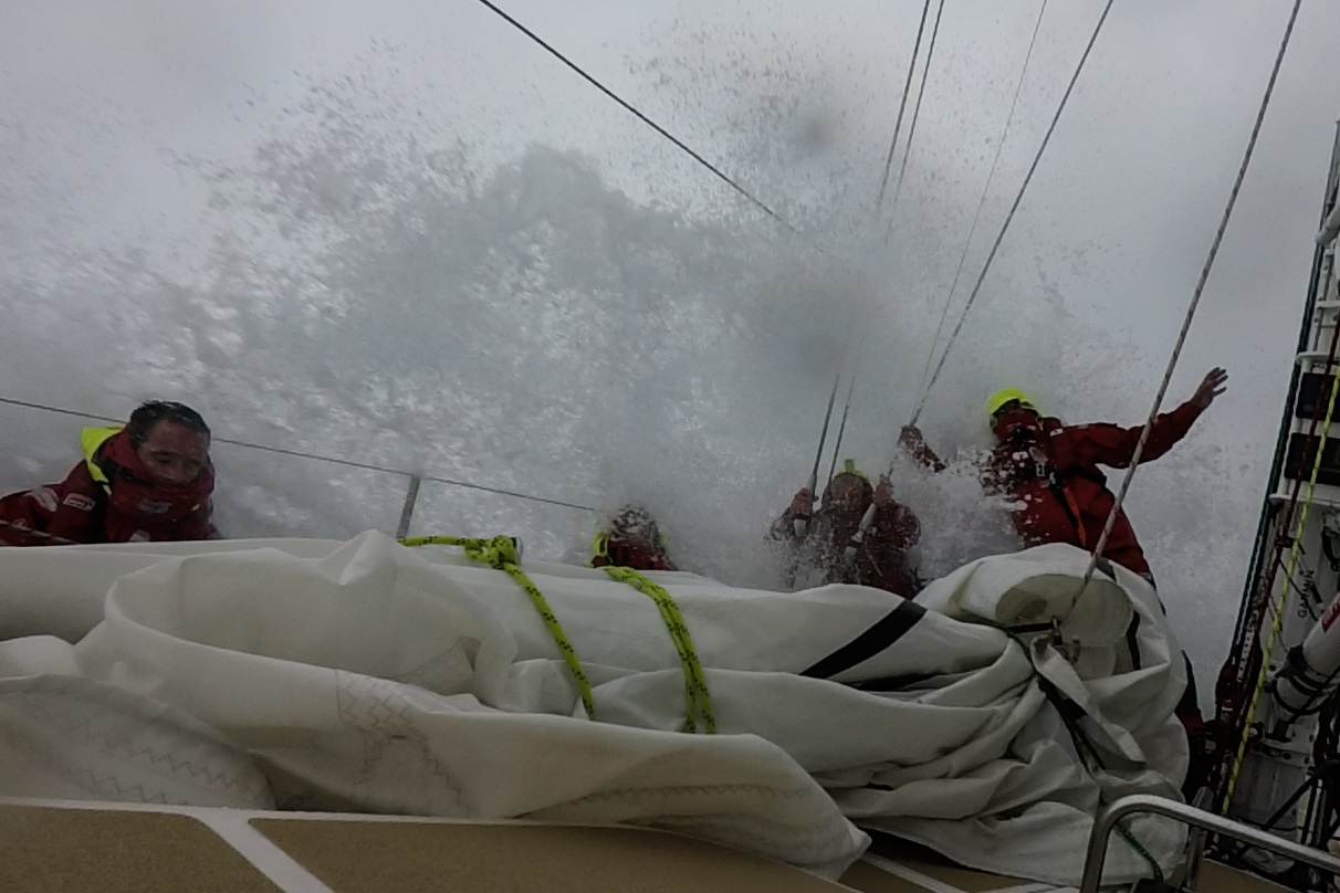 Crew members on Derry experience tough conditions 