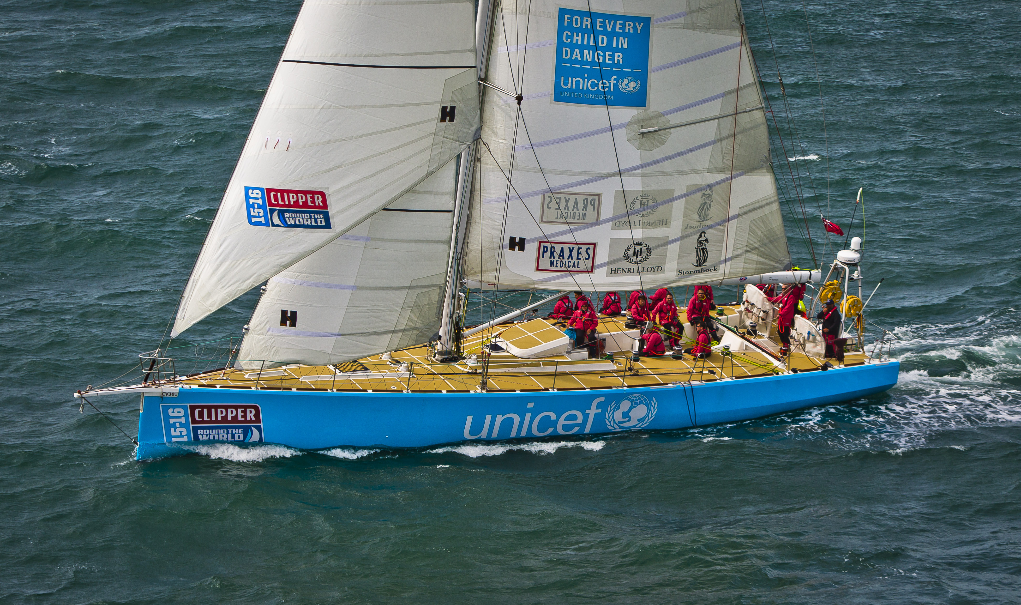 Clipper Race Unicef Yacht from 2015-16 edition