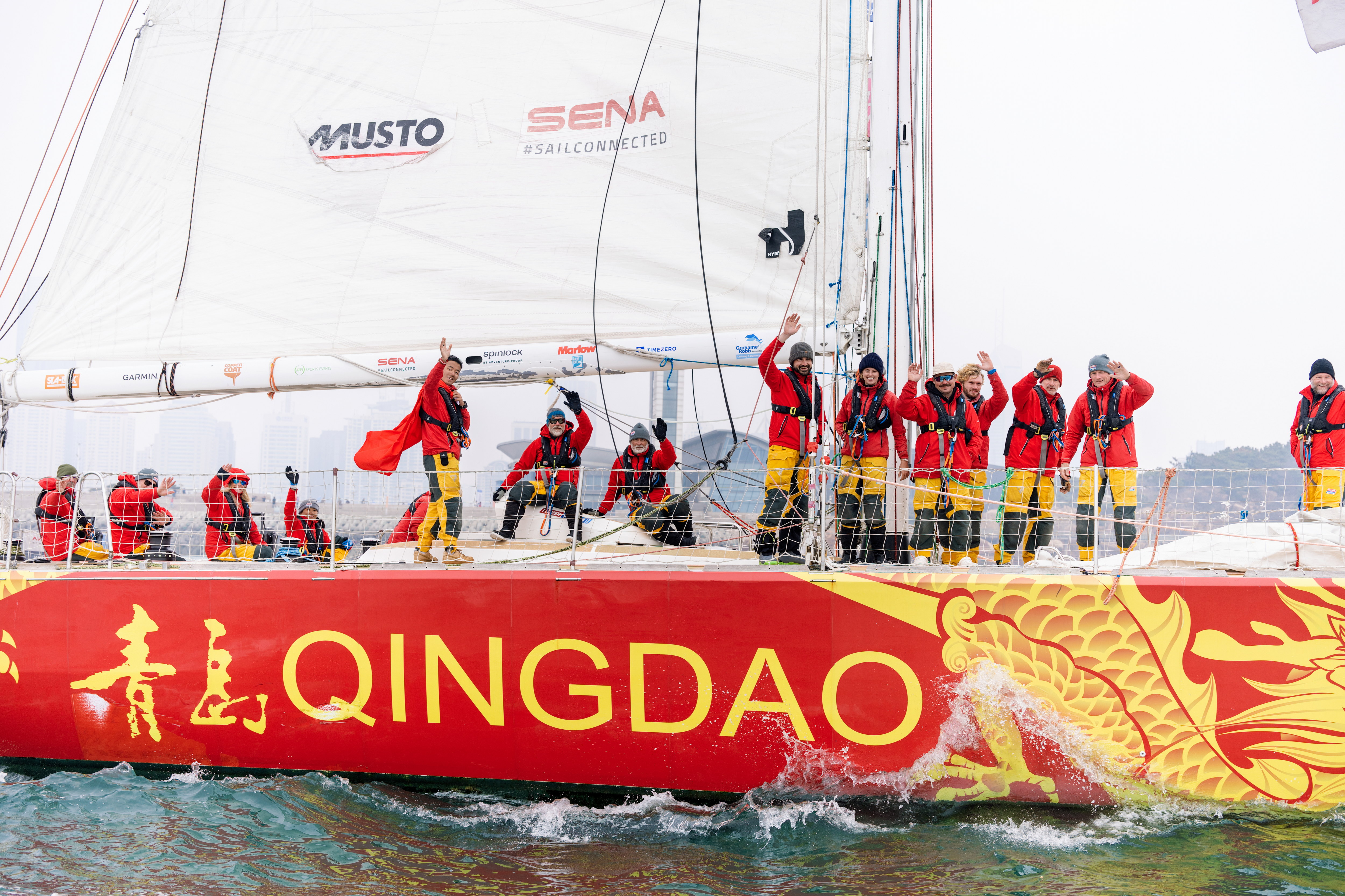 Qingdao leads parade of sail from Qingdao 