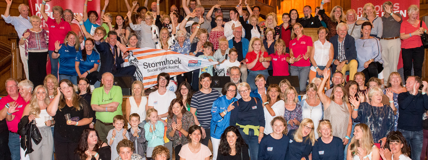 Race Crew Supporters awarded Stormhoek Social Spirit Award. Copyright Martin McKeown