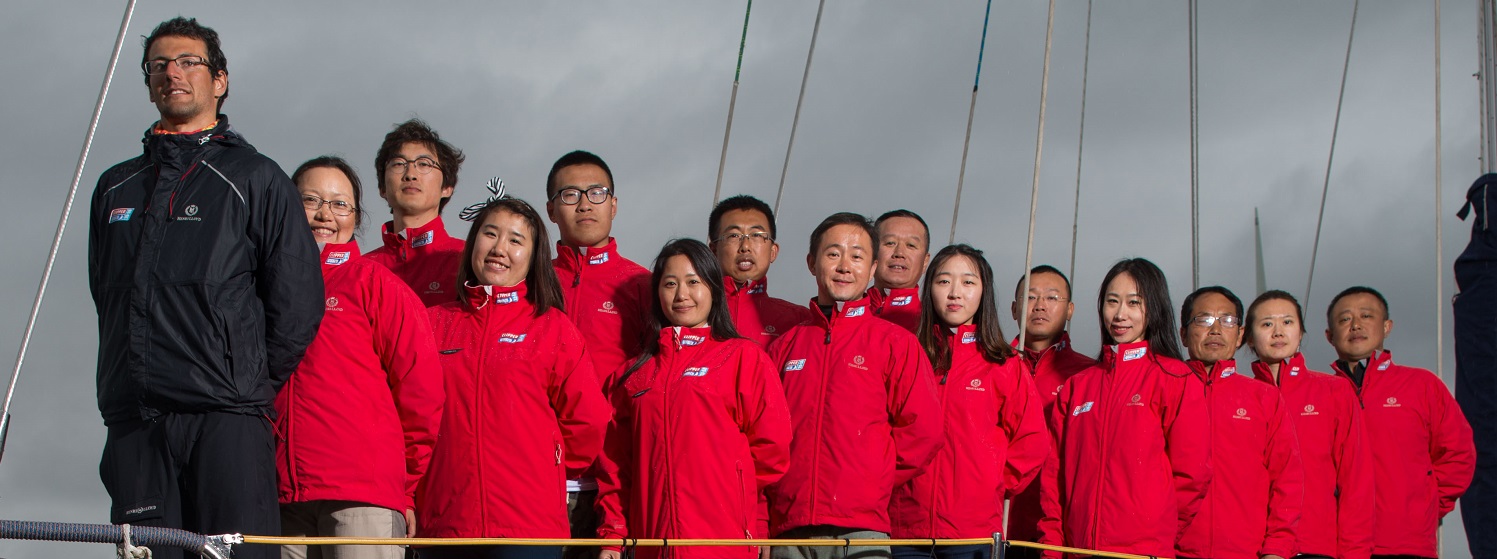 ​Largest ever group of Chinese crew in UK for training with their skipper Igor Gotlibovych