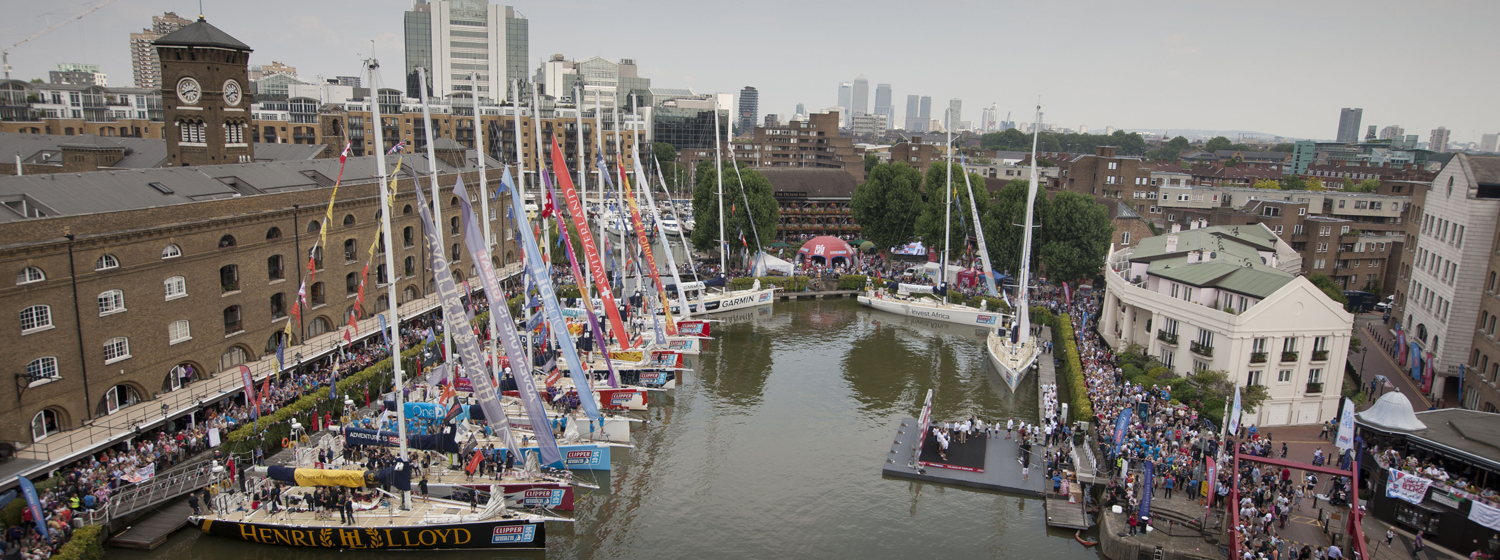 Visitors of the Race Village, London