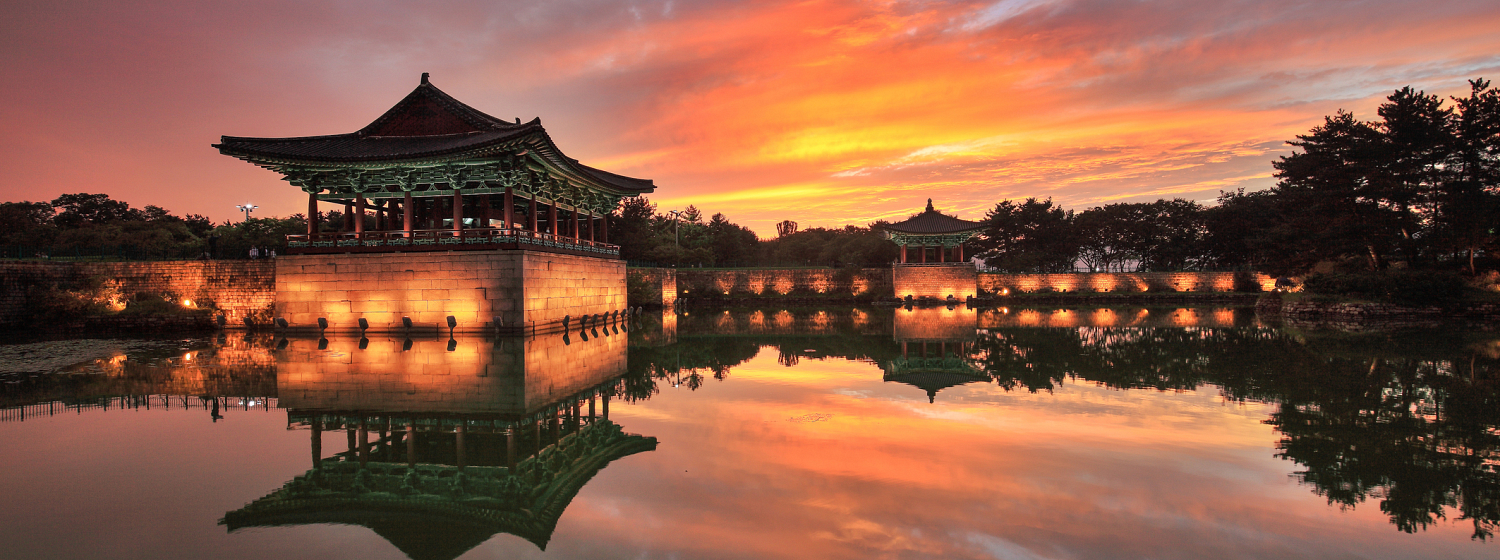 Korea sunset