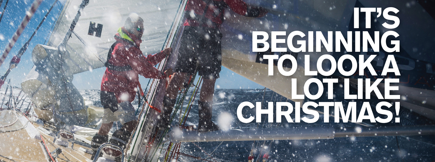 Merry Christmas greeting card from all at the Clipper Race 