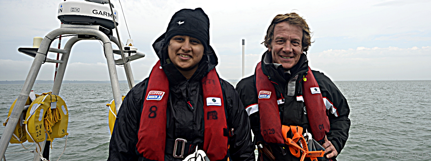 Esha has completed Level 4 training with her Skipper Olivier Thomas ahead of her round the world adventure