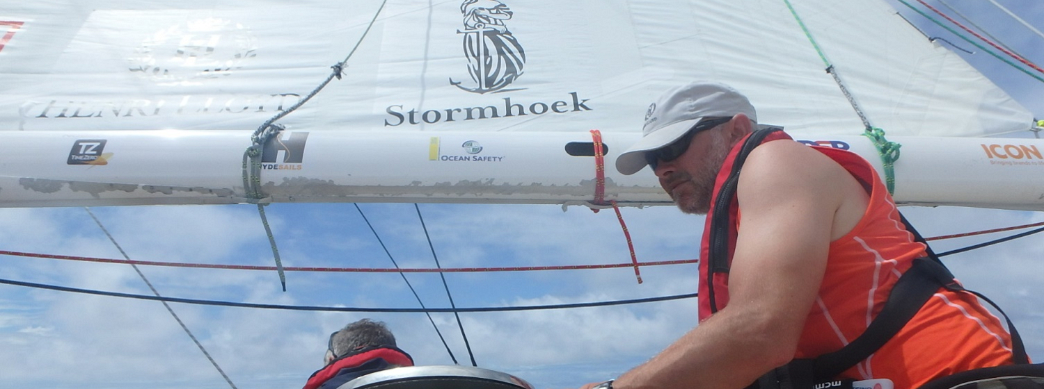 Stormhoek Siren on Clipper 70 Mainsail