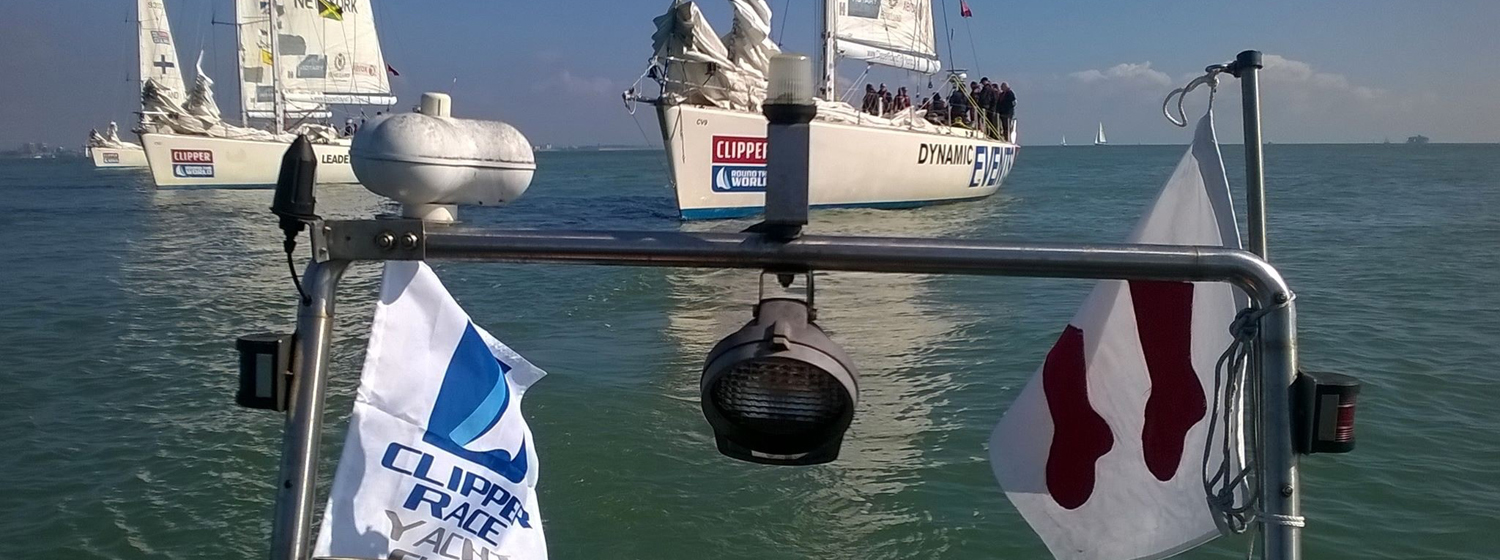 Clipper Race Yacht Club paints Solent red with annual regatta