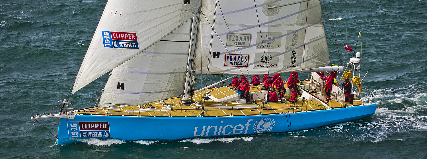 Clipper Race Unicef Yacht from 2015-16 edition