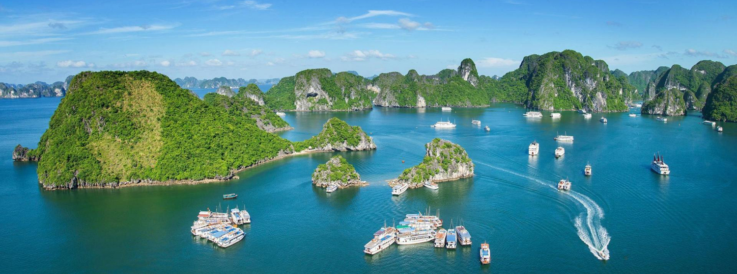 Ha Long Bay is an UNESCO World Natural Heritage site