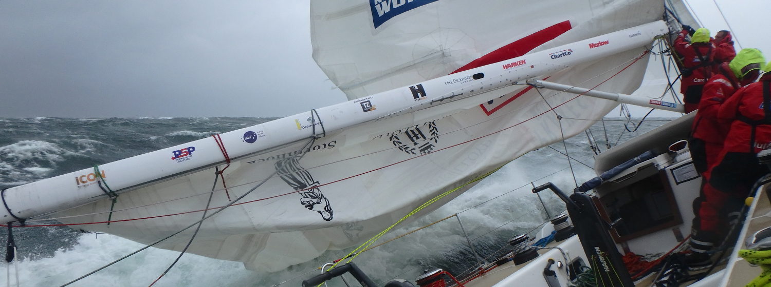 Qingdao storm sail change