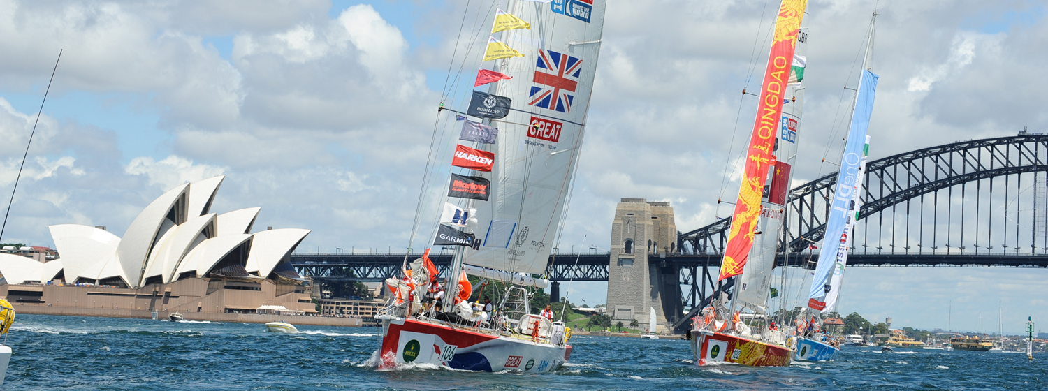 Clipper 2015-16 Race on Sydney Harbour, Australia