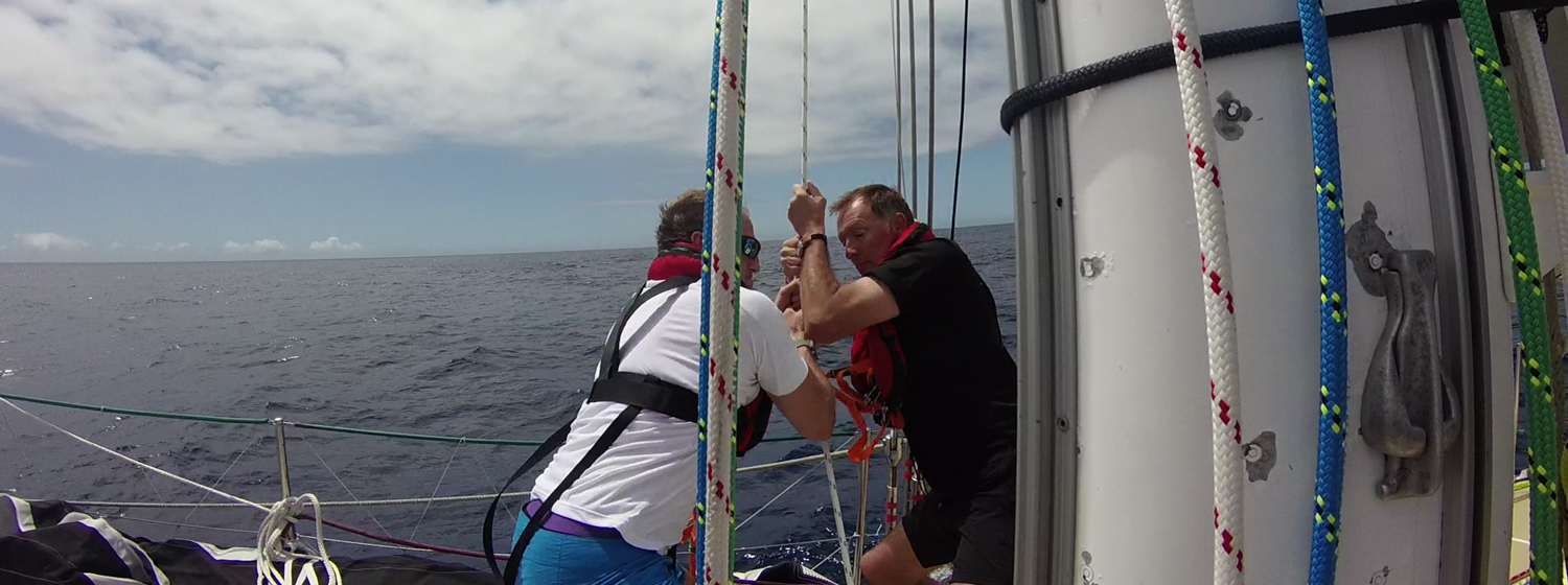 ​Race 1 Day 16: Crews grapple with unsettled conditions and routing tactics 